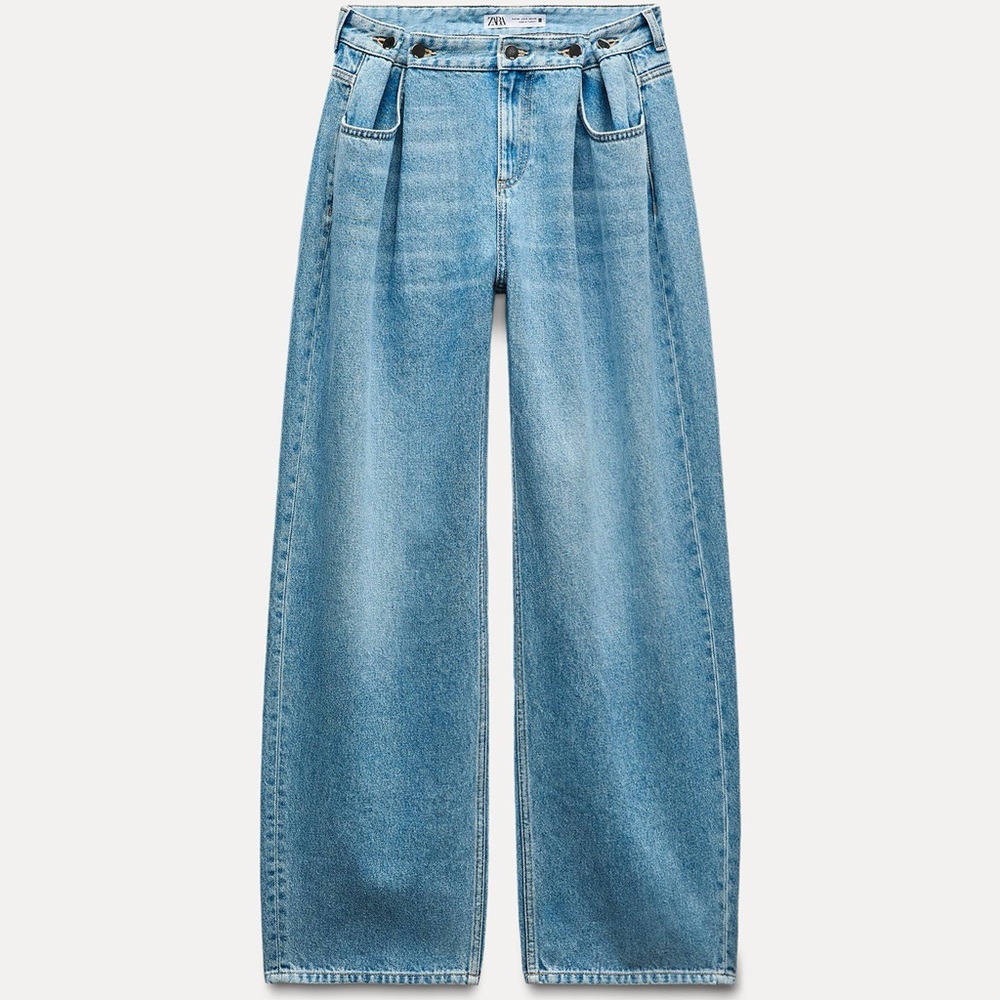 Zara Light Blue Flare Jeans